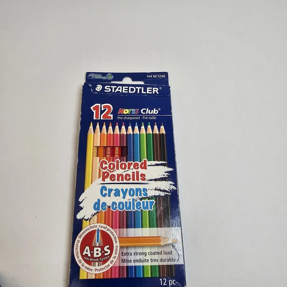 Staedtler Noris‎ Club Colored Pencils 12 Pack Pre Sharpened New